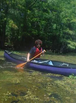 Youth Leader Donovan at first ever Canoe Camp