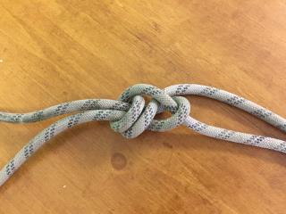 Knots: Picture of a Sheet Bend Knot