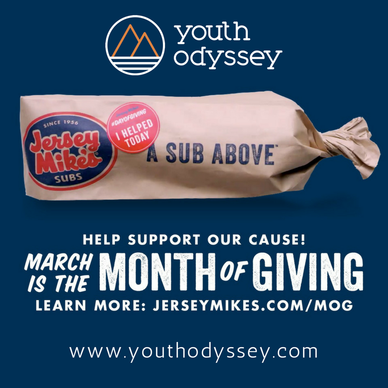Jersey Mike's gives to Youth Odyssey
