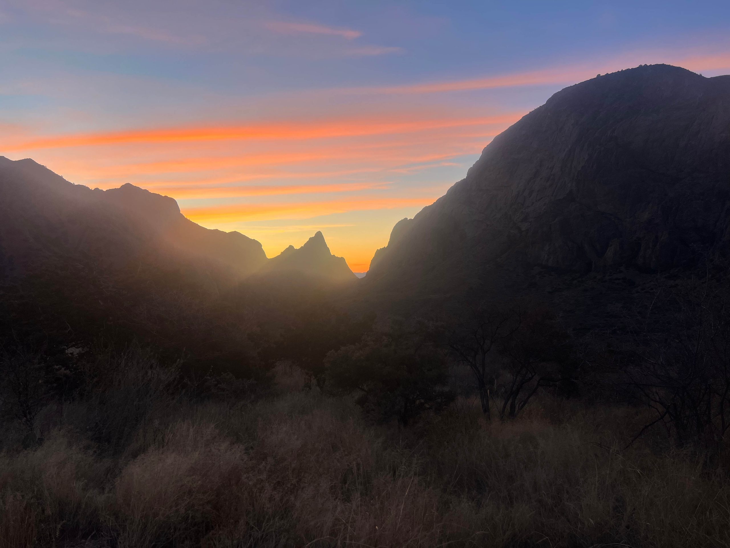 Last Night in Big Bend, What a Sunset!
