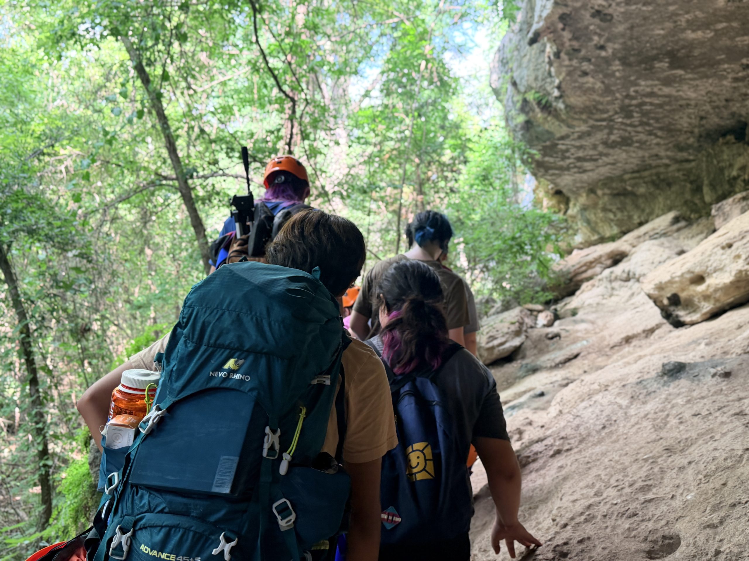 Rock Climbing: the walk to the wall