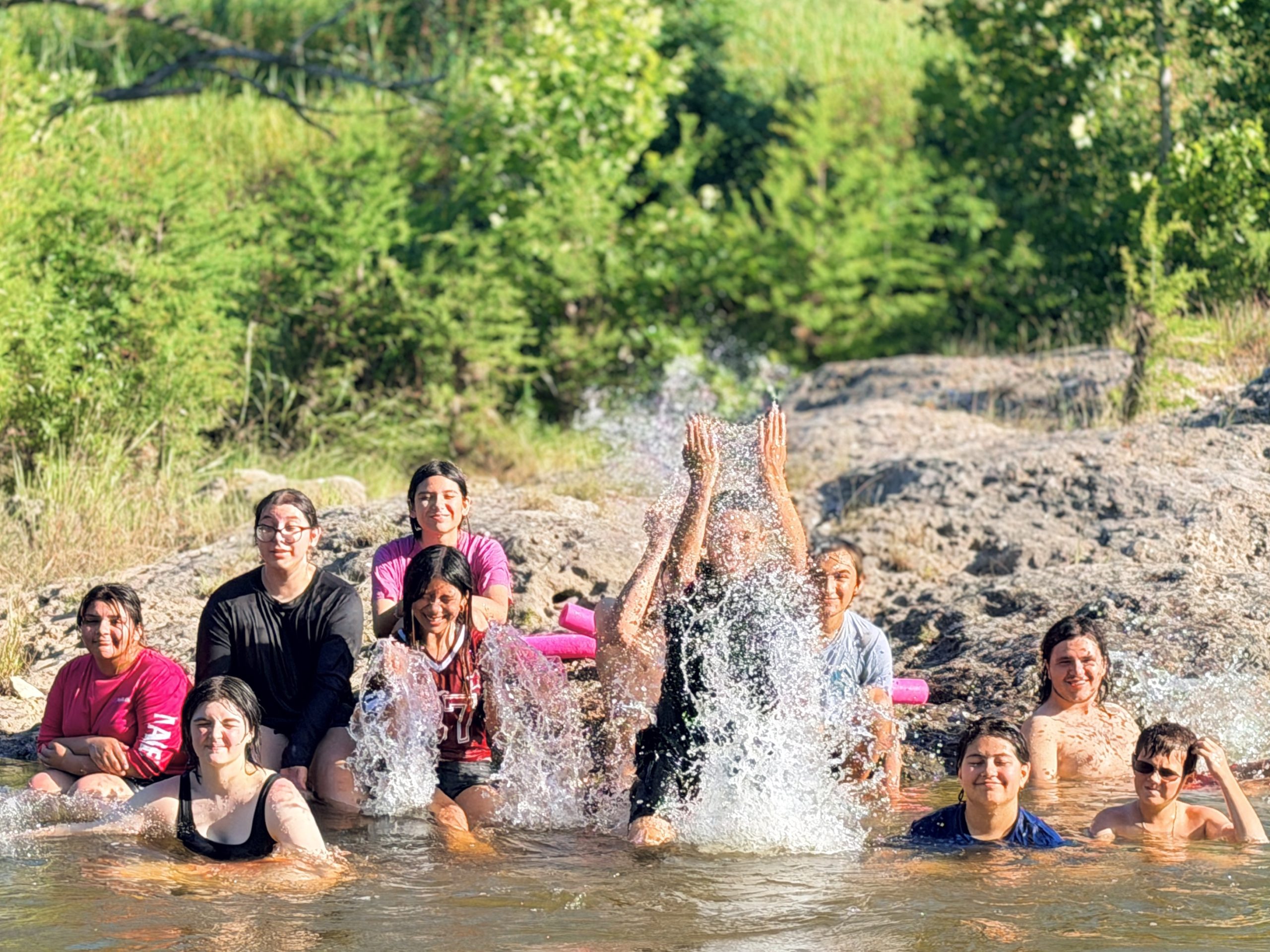 Rock Climbing rest day, cooling off